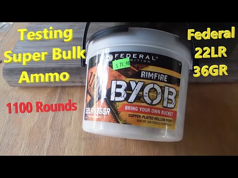 Testing the Federal BYOB 22LR ammo