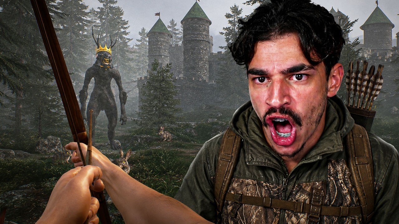 CAÇAR NESSA FLORESTA NÃO FOI UMA BOA IDEIA | Bunny Hurling