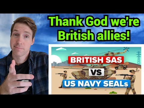 Californian Reacts | British SAS Soldiers vs US Navy SEALs - 🇬🇧🇺🇸