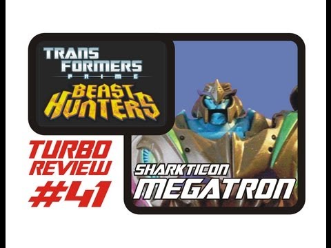Transformers Prime Beast Hunters Sharkticon Megatron: TURBO REVIEW #41