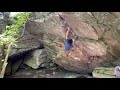 Boone Bouldering - Grandmother Mountain - Ebonics V6