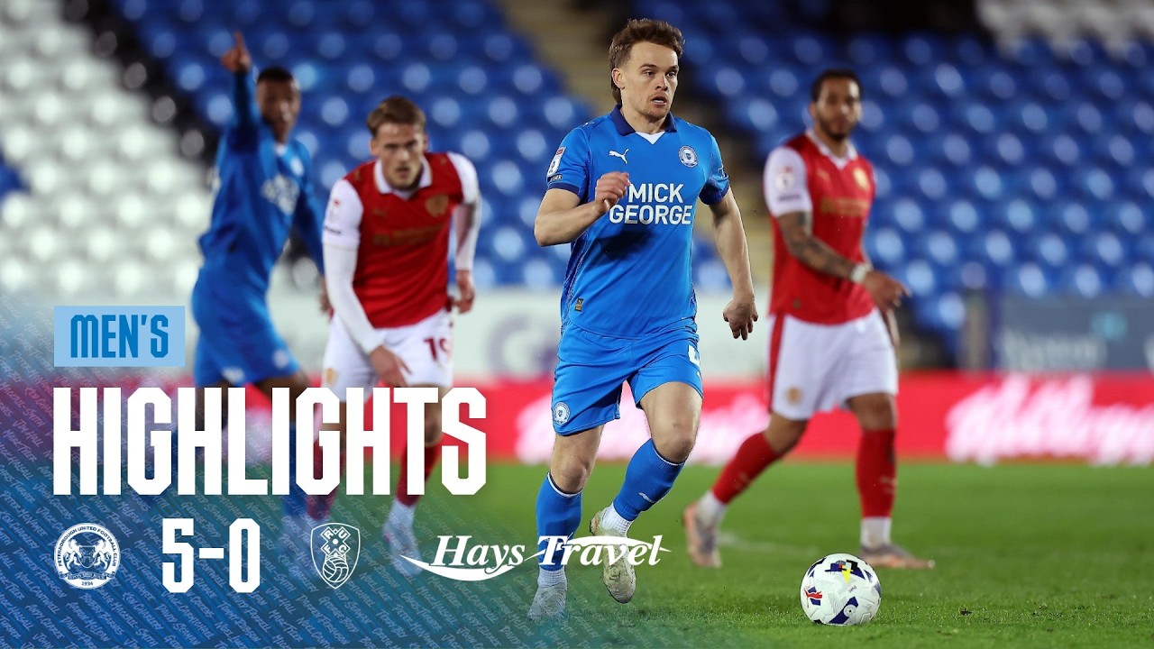 Peterborough United vs Rotherham United Highlights