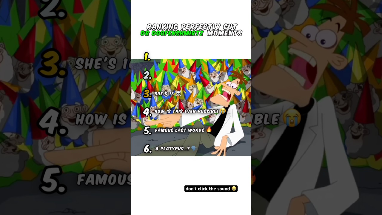 Ranking Dr.Doofenshmirtz Moments 😭