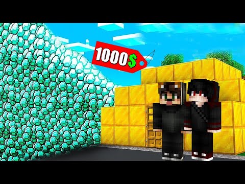 1000$ ELMAS TSUNAMİ VS ALTIN EV! 😱 - Minecraft