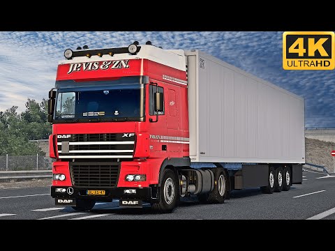 4K | ETS2 1.45 | Promods | DAF XF95 | Sofia 🇧🇬 󠁧󠁢󠁳󠁣 - Belgrade 🇷🇸