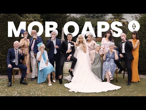 Taking a Wedding Photo of MAFIA Grandparents