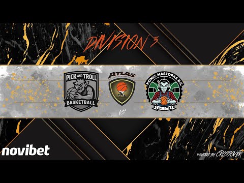 Atlasbasket - Division 3 - 12th Round - PICK AND TROLL vs KOMIS MASTORAS BC