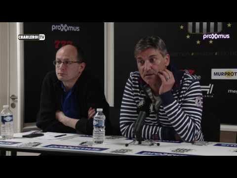 Felice Mazzu  avant R.Charleroi SC - FC Bruges