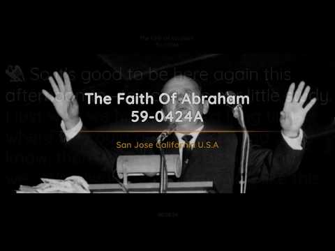 59-0424A The Faith Of Abraham | William Branham