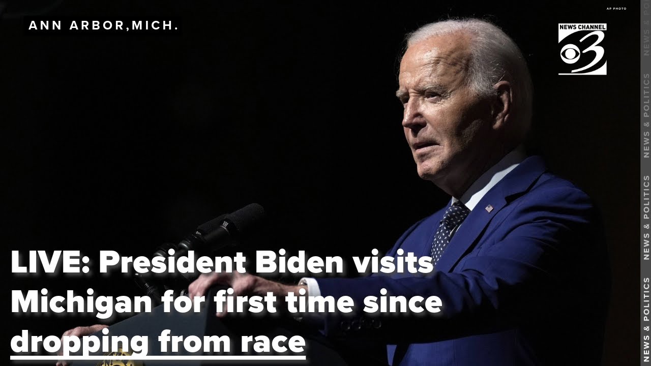 WATCH LIVE: President Biden visits Michigan