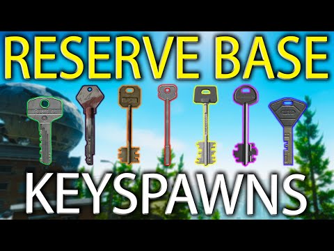 ALL Known Reserve Keyspawns - Key Spawn Guide - Escape From Tarkov