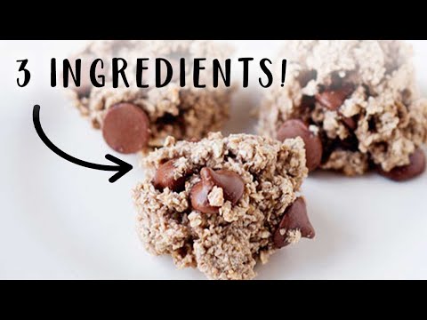 3 Ingredient Banana Oatmeal Magic Cookies