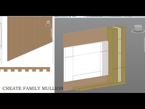 Tutorial Project #20   REVIT CREATE FAMILY MULLION