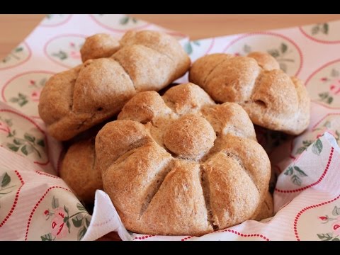 ROSETTE INTEGRALI - farina di farro e integrale - ricetta semplice - pane fatto in casa