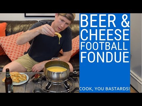 How To Make Beer and Cheese Football Fondue