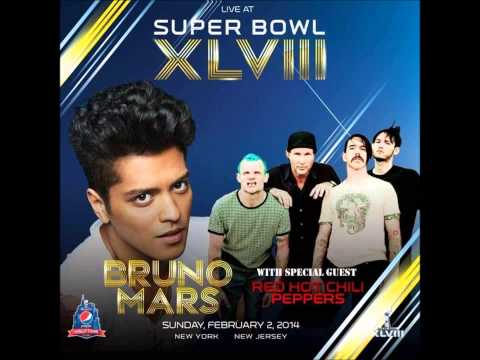 Bruno Mars and Red Hot Chili Peppers - new song? 2014 Super Bowl Show HD