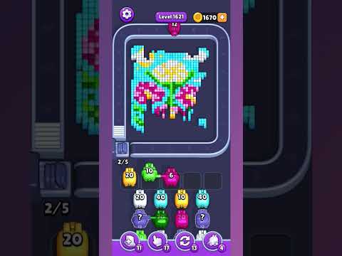 Walkthrough de Pixel Flow Nivel 1621