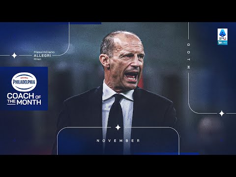 Best of Milan: Max Allegri | Philadelphia Coach of the Month: November 2025 | Serie A 2025/26