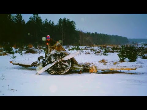 AN I-16 PLANE WAS FOUND, WHICH MADE AN EMERGENCY LANDING IN 1941