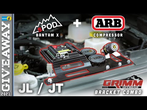 Grimm sPOD + ARB Compressor Mounting Kit - Jeep Gladiator