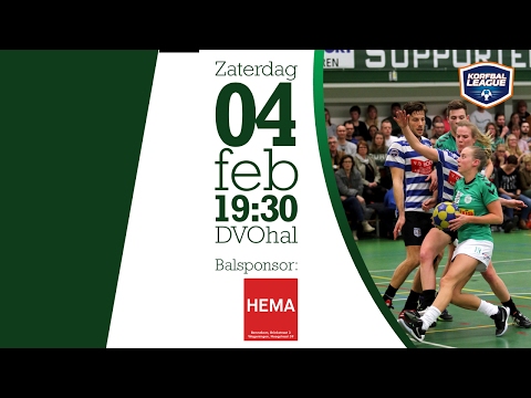 Korfbal League: DVO/Accountor - Blauw-Wit (A)