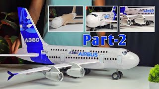 DIY Airbus A380 Cardboard Airplane | Part -2 | How to Make Aeroplane Model at Home #trending #diy