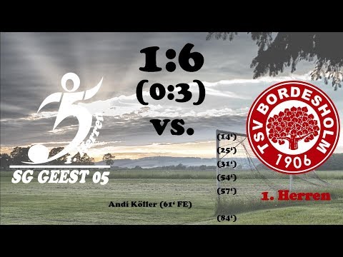 Highlights SG Geest 05 vs. TSV Bordesholm - 1:6 (0:3) - 08.10.2017