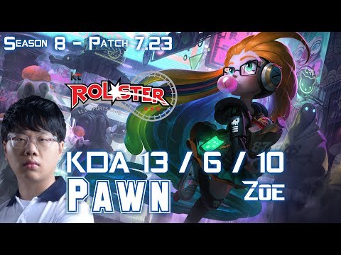 KT Pawn ZOE vs CASSIOPEIA Mid - Patch 7.23 KR Ranked