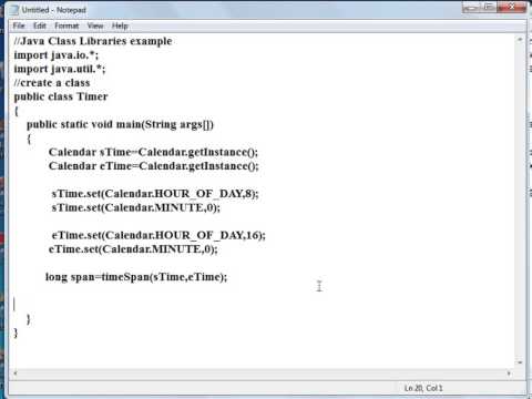Working With Java Class Library