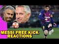 MESSI free kick vs Liverpool INTERNET REACTIONS
