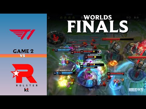 T1 vs KT 💪bdd MEL GOD MODE! | WORLDS FINALS 2025 Game 2