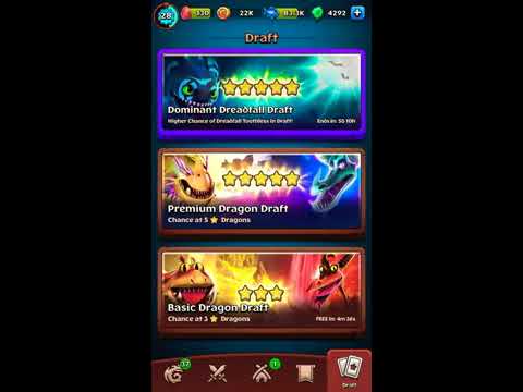 Dreadfall Toothless draft