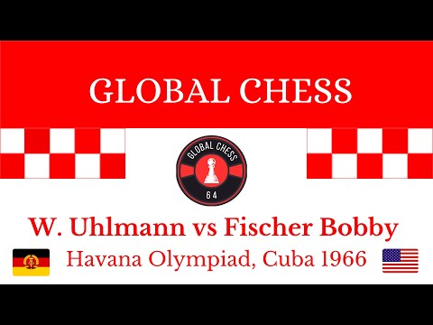 W. Uhlmann vs Fischer Bobby. Havana Olympiad, Cuba 1966