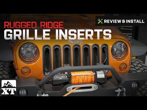 Jeep Wrangler Rugged Ridge Grille Inserts (2007-2016 JK) Review & Install