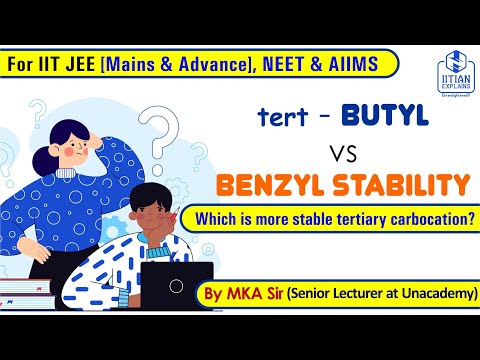 Which is more stable tertiary carbocation with 9 alpha H or benzyl carbocation?| Explained by IITian