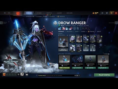 how to get ARCANA DROW , Very Rare, Rare, and Immortal Omni. Dota 2