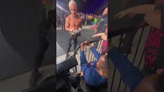 Darby Allin SIGNS a WWE Title for a Young Fan #sho