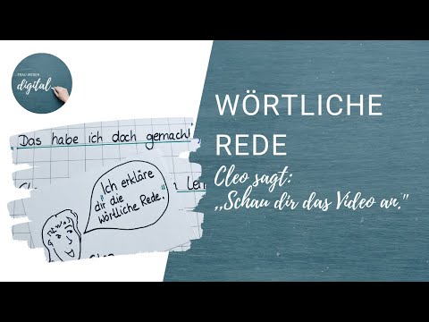 wörtliche Rede und Begleitsatz - auf diese Satzzeichen musst du achten
