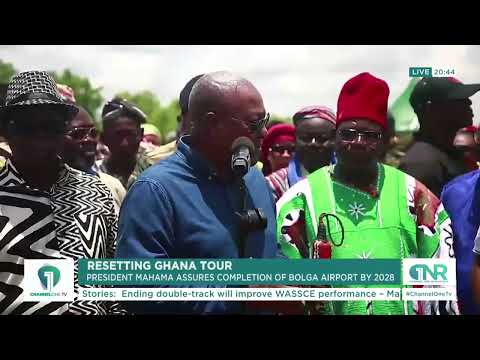 Bolgatanga Airport To Be Completed By 2028 – President Mahama