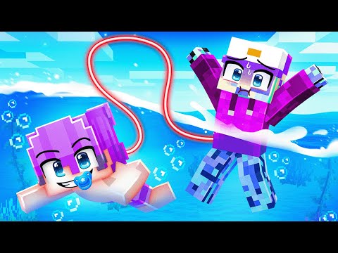 Dash und Baby Dash teilen EIN LEBEN in Minecraft!