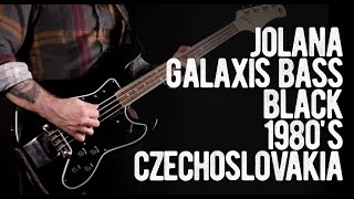 Video thumbnail for Jolana Galaxis Bass Black 1980's Czechoslovakia by Loud Lemon Demo