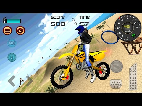 Motocross Beach Bike Extreme Stunt 3D Driving #3 - Motorbike Racing Best Bike Game Android Gameplay