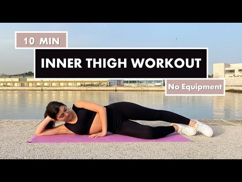 Inner Thigh Workout On the Floor | 10 min | Leg Workout Lying Down | Knee Friendly
