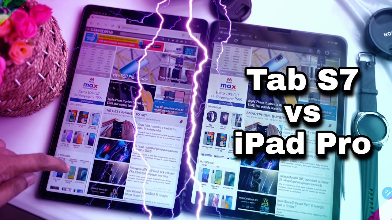 Tab S7 and iPad Pro: Screen and Audio | Multimedia experience comparison