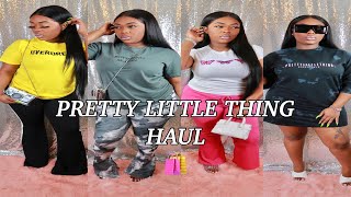 PRETTY LITTLE THING Quarantine Clothing Haul | Thick/Curvy Women