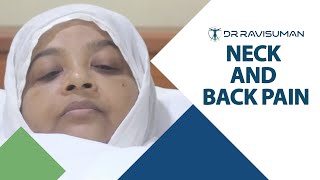 Neck & back Pain | Dr. Ravi Suman Reddy