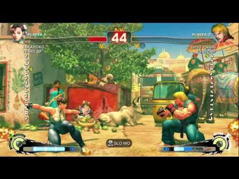 TAKAHOKO [Chun] vs zero3 rokkou [Ken] SSF4 Japanese Online Ranked Matches - TRUE-HD