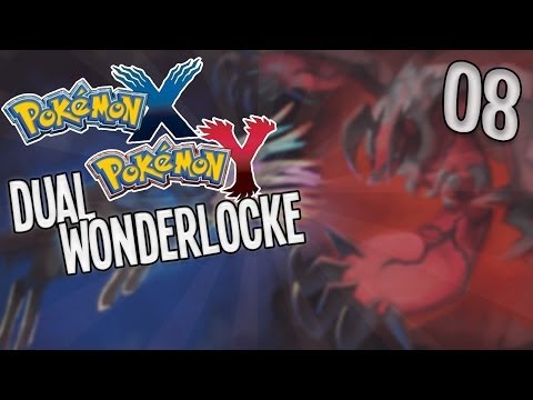 Pokemon X and Y Wonderlocke Dual Play Co-Op Part 8 - GRINDING, RIDING RHYHORNS