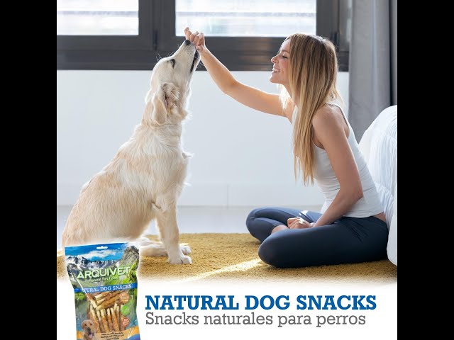 Vídeo relacionado con Arquivet, Twist con Pollo Enrollado, Snacks Naturales para Perros, Chuches para Perros, Golosinas para Perro, Premios para tu Mascota, 13 cm, 1 kg