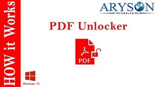 How to Unlock PDF File &  Remove Password PDF Security for Editing Online